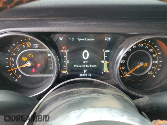 2023 Jeep Gladiator Mojave z VIN 1C6JJTEG9PL587727, wystawiony jako Copart lot #66034185 z przebiegiem 28 776 mil mil oraz Szkoda całkowita • Salvage title. Historia ofert i sprzedaży dostępna na DreamBid. Obrazek 9.