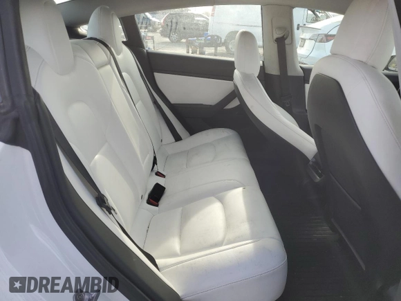 2021 Tesla Model 3 Standard Range Plus with VIN 5YJ3E1EA0MF858839, listed as a Copart auction lot 43784445 with 109,772 mi miles and Salvage Title. Bid and sale history available at DreamBid. Image 11.