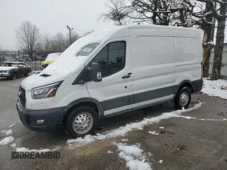2023 Ford Transit Cargo with VIN 1FTBR2C83PKA13044, listed as a Copart auction lot 42591995 with 140,564 mi miles and Clean Title. Bid and sale history available at DreamBid. Image 1.