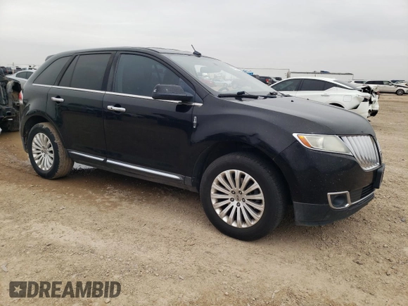 2012 Lincoln MKX with VIN 2LMDJ6JK4CBL01777, listed as a Copart auction lot 47682795 with 186,511 mi miles and Salvage Title. Bid and sale history available at carsss.com. Image 4.