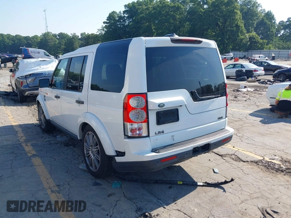 2011 Land Rover LR4 Lux with VIN SALAK2D4XBA568687, listed as a IAAI auction lot 42668978 with 205,000 mi miles and . Bid and sale history available at DreamBid. Image 3.