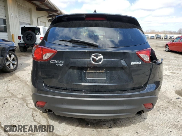 2016 Mazda CX-5 Touring with VIN JM3KE4CY8G0731778, listed as a Copart auction lot 50136095 with 115,979 mi miles and Salvage Title. Bid and sale history available at carsss.com. Image 6.