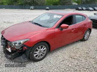 2016 Mazda 3 i Touring with VIN JM1BM1L70G1338241, listed as a Copart auction lot 57134115 with 74,642 mi miles and Salvage title. Bid and sale history available at DreamBid. Image 1.