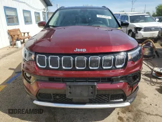 2022 Jeep Compass High Altitude with VIN 3C4NJDCB8NT159432, listed as a Copart auction lot 55251045 with 39,313 mi miles and Salvage title. Bid and sale history available at DreamBid. Image 5.