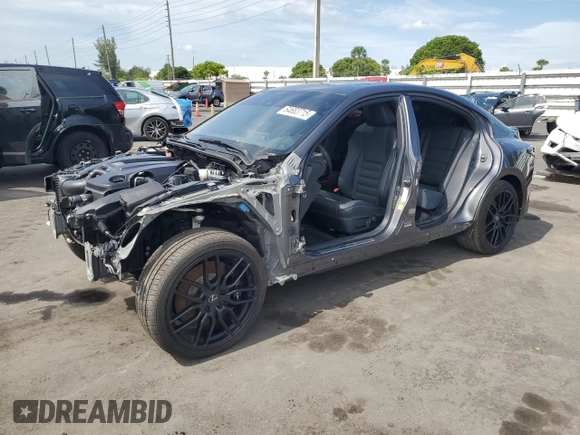 2023 Lexus IS 500 F Sport Performance z VIN JTHAP1D20P5002151, wystawiony jako Copart lot #64683715 z przebiegiem Nie podano mil oraz Szkoda całkowita • Salvage title. Historia ofert i sprzedaży dostępna na DreamBid. Obrazek 1.