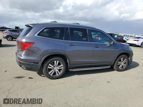 2016 Honda Pilot EX-L with VIN 5FNYF6H74GB037182, listed as a Copart auction lot 51088915 with 118,018 mi miles and Salvage Title. Bid and sale history available at carsss.com. Image 3.