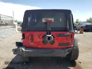 2007 Jeep Wrangler X with VIN 1J4FA241X7L111017, listed as a Copart auction lot 58871815 with 118,566 mi miles and Salvage title. Bid and sale history available at DreamBid. Image 6.