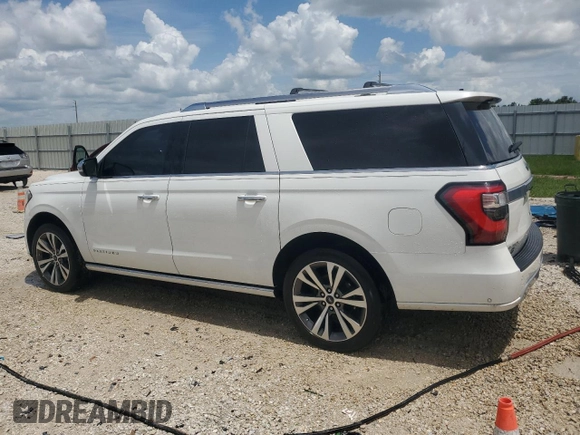 2021 Ford Expedition Max Platinum with VIN 1FMJK1MT3MEA72923, listed as a Copart auction lot 68874584 with 98,302 mi miles and Non repairable. Bid and sale history available at DreamBid. Image 2.