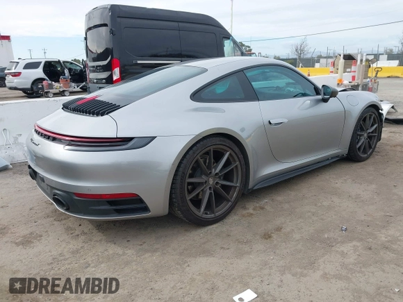 2024 Porsche 911 Carrera with VIN WP0AA2A95RS207849, listed as a IAAI auction lot 41670822 with 6,255 mi miles. Bid and sale history available at carsss.com. Image 4.