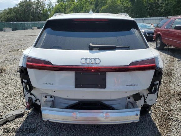 2021 Audi e-tron Premium with VIN WA1AAAGE5MB010441, listed as a Copart auction lot 56303714 with 30,441 mi miles. Bid and sale history available at carsss.com. Image 6.