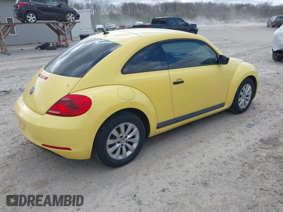 2015 Volkswagen Beetle Fleet Edition with VIN 3VWF17AT1FM655103, listed as a IAAI auction lot 42030636 with 103,273 mi miles and . Bid and sale history available at DreamBid. Image 4.