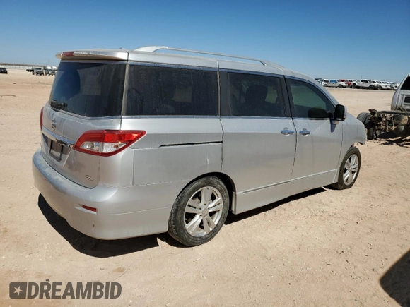 2014 Nissan Quest SV z VIN JN8AE2KP3E9100936, wystawiony jako Copart lot #46154645 z przebiegiem 129 084 mil mil oraz Szkoda całkowita • Salvage title. Historia ofert i sprzedaży dostępna na DreamBid. Obrazek 3.