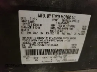 2016 Ford Explorer XLT with VIN 1FM5K8D87GGB50523, listed as a Copart auction lot 53870605 with 164,750 mi miles and Salvage Title. Bid and sale history available at carsss.com. Image 13.