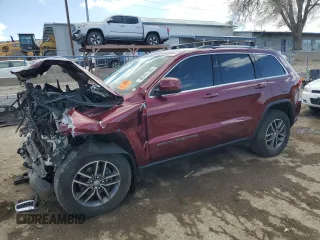 2020 Jeep Grand Cherokee Laredo E with VIN 1C4RJFAG8LC363037, listed as a Copart auction lot 46701105 with Not provided miles and Salvage title. Bid and sale history available at DreamBid. Image 1.