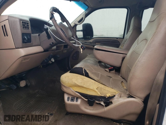1999 Ford Super Duty F-250 XL with VIN 1FTNW21F0XEA24718, listed as a Copart auction lot 44987595 with 327,455 mi miles and Salvage Title. Bid and sale history available at carsss.com. Image 7.