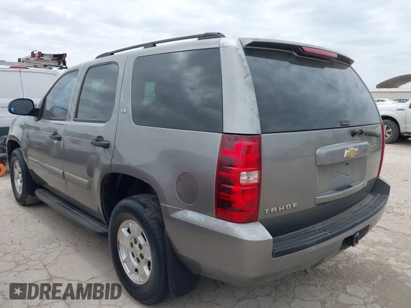 2007 Chevrolet Tahoe LS with VIN 1GNFC13C57R401893, listed as a IAAI auction lot 42046960 with 258,231 mi miles and . Bid and sale history available at DreamBid. Image 3.