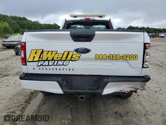 2018 Ford F-150 XL with VIN 1FTMF1C57JFB02794, listed as a Copart auction lot 58041445 with 279,074 mi miles and Salvage title. Bid and sale history available at DreamBid. Image 6.