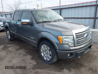 2012 Ford F-150 XL with VIN 1FTFW1ET1CFC54853, listed as a IAAI auction lot 41409609 with 135,312 mi miles. Bid and sale history available at carsss.com. Image 1.