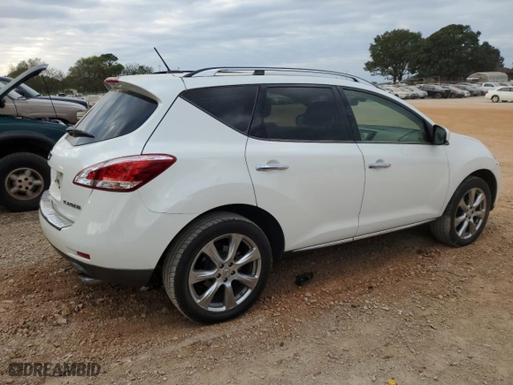 2014 Nissan Murano LE with VIN JN8AZ1MU6EW404314, listed as a Copart auction lot 76243494 with 112,167 mi miles and Salvage Title. Bid and sale history available at carsss.com. Image 3.