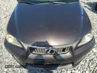 2012 Lexus CT 200h with VIN JTHKD5BH8C2086047, listed as a Copart auction lot 64361645 with 105,879 mi miles and Salvage title. Bid and sale history available at DreamBid. Image 11.