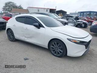2021 Mazda Mazda3 Hatchback Preferred with VIN JM1BPALL2M1316306, listed as a IAAI auction lot 41733923 with 60,473 mi miles. Bid and sale history available at carsss.com. Image 1.