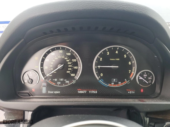 2015 BMW X5 sDrive35i with VIN 5UXKR2C50F0H36349, listed as a Copart auction lot 46745975 with 149,477 mi miles and Salvage Title. Bid and sale history available at carsss.com. Image 9.