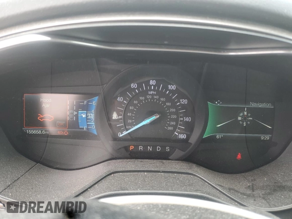 2020 Ford Fusion SE with VIN 3FA6P0T90LR247593, listed as a Copart auction lot 59741115 with 155,658 mi miles and Salvage title. Bid and sale history available at DreamBid. Image 9.