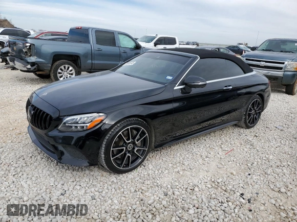 2022 Mercedes-Benz C 300 with VIN W1KWK8DB4NG115638, listed as a Copart auction lot 89098145 with 21,688 mi miles and Clean Title. Bid and sale history available at DreamBid. Image 1.