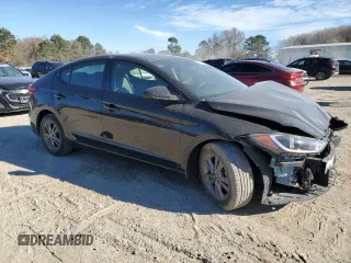 2018 Hyundai Elantra SEL with VIN 5NPD84LF6JH358550, listed as a Copart auction lot 82788224 with 122,070 mi miles and Salvage Title. Bid and sale history available at carsss.com. Image 4.