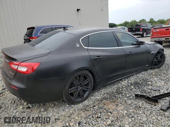2017 Maserati Quattroporte z VIN ZAM56RRL0H1199204, wystawiony jako Copart lot #60826134 z przebiegiem 45 765 mil mil oraz Szkoda całkowita • Salvage title. Historia ofert i sprzedaży dostępna na DreamBid. Obrazek 3.
