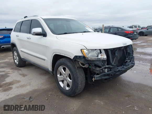 2012 Jeep Grand Cherokee Limited with VIN 1C4RJEBG4CC229571, listed as a IAAI auction lot 41565669 with 221,268 mi miles. Bid and sale history available at carsss.com. Image 1.