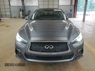 2019 Infiniti Q50 Luxe with VIN JN1EV7AR9KM591571, listed as a Copart auction lot 61782675 with 38,544 mi miles and Salvage title. Bid and sale history available at DreamBid. Image 5.