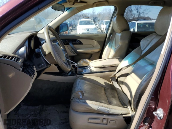 2007 Acura MDX Tech Pkg with VIN 2HNYD28367H526666, listed as a Copart auction lot 45125285 with 208,405 mi miles and Salvage Title. Bid and sale history available at carsss.com. Image 7.