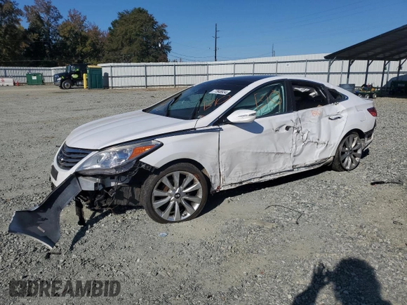 2017 Hyundai Azera Limited with VIN KMHFH4JG5HA590574, listed as a Copart auction lot 77846934 with Not provided miles and Salvage title. Bid and sale history available at DreamBid. Image 1.