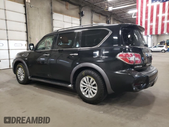 2018 Nissan Armada SV with VIN JN8AY2NC4J9550265, listed as a Copart auction lot 74970624 with 248,847 mi miles and Salvage Title. Bid and sale history available at carsss.com. Image 2.