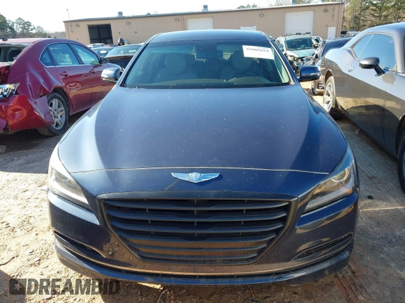 2015 Hyundai Genesis 3.8L with VIN KMHGN4JE7FU038338, listed as a IAAI auction lot 41062654 with 163,468 mi miles and . Bid and sale history available at DreamBid. Image 12.