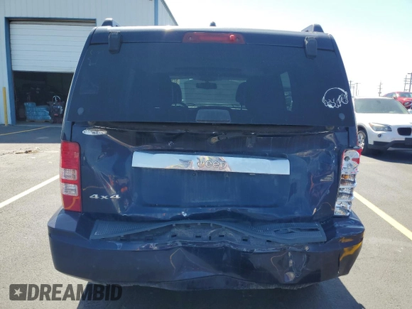 2012 Jeep Liberty Sport with VIN 1C4PJMAK5CW182377, listed as a Copart auction lot 57671345 with 140,236 mi miles and Salvage title. Bid and sale history available at DreamBid. Image 6.