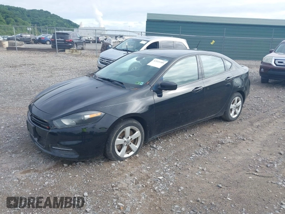 2015 Dodge Dart SXT with VIN 1C3CDFBB7FD330582, listed as a IAAI auction lot 42521185 with 108,444 mi miles and . Bid and sale history available at DreamBid. Image 2.
