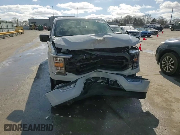 2023 Ford F-150 XL with VIN 1FTEW1CP4PKD26319, listed as a Copart auction lot 43797415 with 25,895 mi miles and Salvage Title. Bid and sale history available at DreamBid. Image 14.
