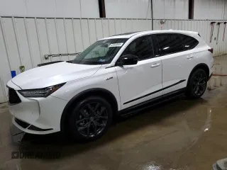 2023 Acura MDX w/A-Spec Package with VIN 5J8YE1H06PL041631, listed as a Copart auction lot 43546895 with 10,271 mi miles and Salvage Title. Bid and sale history available at carsss.com. Image 1.