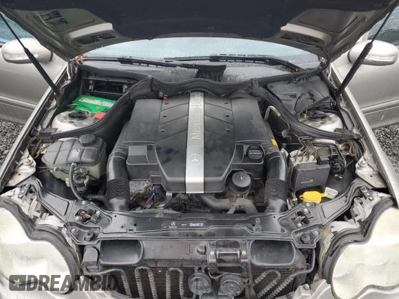 2004 Mercedes-Benz C 320 with VIN WDBRF64J44F512132, listed as a Copart auction lot 45532205 with 151,645 mi miles and Salvage Title. Bid and sale history available at DreamBid. Image 11.