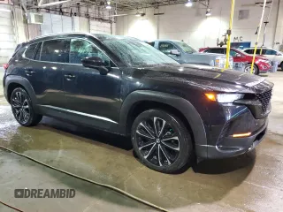 2024 Mazda CX-50 S Premium Plus with VIN 7MMVABEM6RN191708, listed as a Copart auction lot 49175655 with 46,560 mi miles and Salvage Title. Bid and sale history available at DreamBid. Image 4.