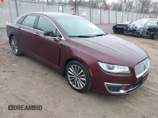 2017 Lincoln MKZ Select with VIN 3LN6L5C93HR600656, listed as a IAAI auction lot 41481241 with 73,305 mi miles. Bid and sale history available at carsss.com. Image 1.