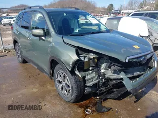 2020 Subaru Forester Premium with VIN JF2SKAGC4LH434390, listed as a IAAI auction lot 41672727 with 49,693 mi miles. Bid and sale history available at carsss.com. Image 1.