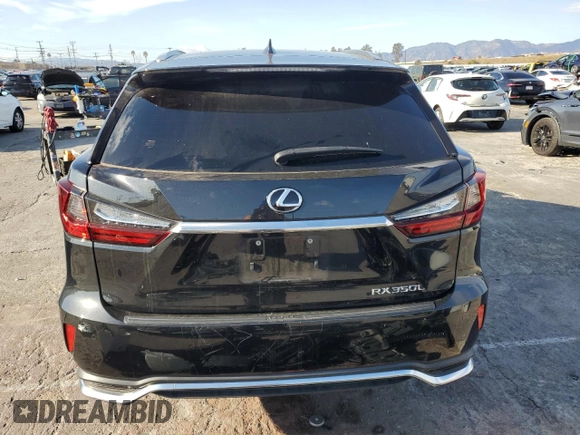 2022 Lexus RX with VIN JTJHZKEA2N2027232, listed as a Copart auction lot 42643925 with 42,593 mi miles and Salvage Title. Bid and sale history available at carsss.com. Image 6.