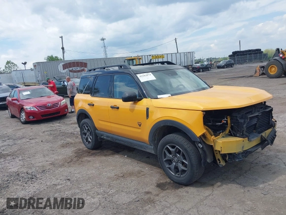 2021 Ford Bronco Sport Badlands z VIN 3FMCR9D90MRA33940, wystawiony jako IAAI lot #42183074 z przebiegiem 178 838 mil mil oraz . Historia ofert i sprzedaży dostępna na DreamBid. Obrazek 1.