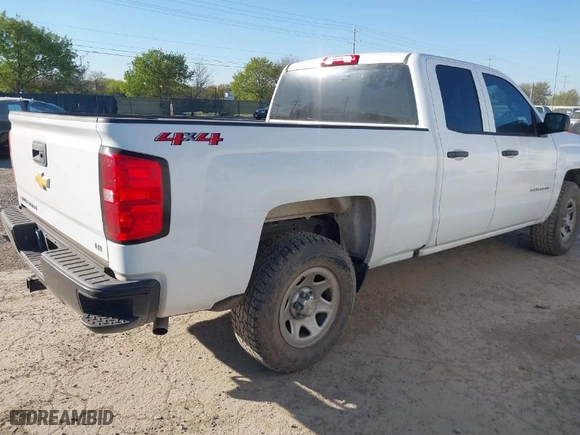 2019 Chevrolet Silverado 1500 LD Work Truck with VIN 2GCVKNEC0K1160337, listed as a IAAI auction lot 41838291 with 93,285 mi miles. Bid and sale history available at carsss.com. Image 4.