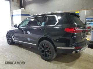 2020 BMW X7 xDrive40i with VIN 5UXCW2C02L9B60336, listed as a Copart auction lot 42796695 with 81,129 mi miles and Salvage Title. Bid and sale history available at carsss.com. Image 2.