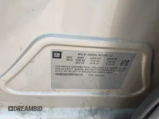 2013 Buick LaCrosse Leather с VIN 1G4GC5E33DF293736, выставлен на аукционе IAAI как лот 42492686 с пробегом 203 362 миль миль и . История ставок и продаж доступна на DreamBid. Изображение 9.