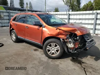 2008 Ford Edge SE with VIN 2FMDK36C48BA54356, listed as a Copart auction lot 43582465 with 80,918 mi miles and Salvage Title. Bid and sale history available at carsss.com. Image 4.